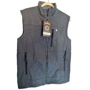 Little Andy Donkey Sz S Technical Equipment Windproof Softshell Vest Gray Lined